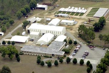 Aerial view of the National Peanut Research Lab in Dawson, Georgia