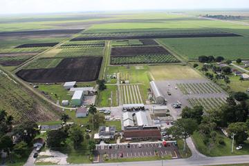 Aerial photo of the Sugarcane Field Station